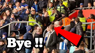 Football fans kicked out of stadium