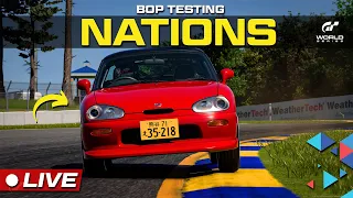 🔴 GT7 | Nations Cup and New BoP Testing | Live Stream🔴