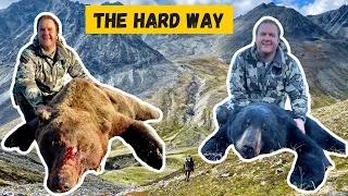 Backpack Grizzly and Black Bear Alaskan Combo Hunt #youtube #hunting #alaska #hunter
