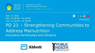 PD 23 – Strengthening Communities to Address Malnutrition