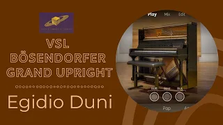 Unique piano piece on YouTube with VSL Bösendorfer Grand Upright
