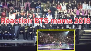 SEVENTEEN, TWICE, WANNA ONE, IZONE, GOT7 Reaction To 방탄소년단 BTS - IDOL- MAMA 2018 in Hong Kong