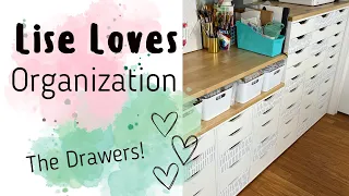 Lise Loves Organization | Craft Room Tour—The Drawers!