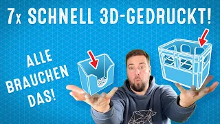 Die 7 einfachsten 3D-DRUCK-DINGE, die man wirklich GEBRAUCHEN kann!