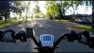 Full Work Commute. Emmo Urban S E-Scooter. Ebike.