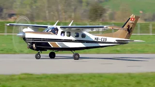 Two Cessna 210 Pressurized Centurion Take-Off