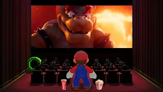 Mario Reacts to the SUPER MARIO Bros. Movie Trailer