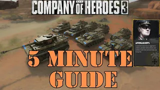 COH3 - AFRIKA KORPS (DAK) Guide in 5 Minutes or Less