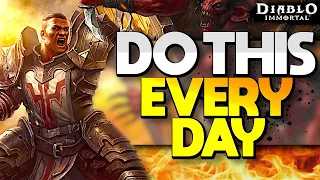 Do This Every Day in Diablo Immortal - Beginners Guide