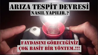 Seri Ampül ile Arıza Tespit Devresi, Lamba ile Arıza Test Devresi Nasıl Yapılır,  (DETAYLI ANLATIM)