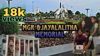 MGR&Jayalalitha memorial🙏💐💢|Jayalalitha museum👑😱 |MGR museum⚓🪔😱|Chennai tourism spots|Marina beach🌊🌊