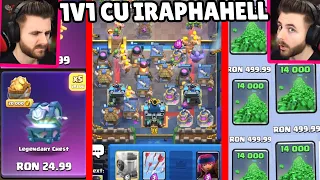 iRaphahell M-A PROVOCAT la 1v1 pe OFERTA SCUMPA in CLASH ROYALE..