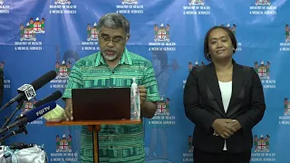 Fijian PS for Health holds a press conference on COVID19 -- 2 May, 2021