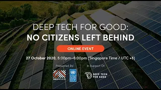 Deep Tech for Good: No Citizens Left Behind