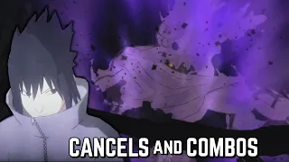 Sasuke (EMS) Cancels and Combos - Naruto Ultimate Ninja Storm 4