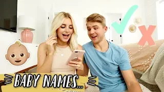 REACTING TO YOUR BABY NAME IDEAS...
