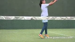 La promesa del pádel, Beatriz González, en Miraflores Sport Club.