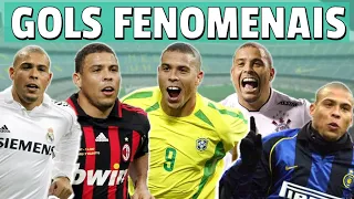 OS GOLS MAIS BONITOS DE RONALDO FENÔMENO