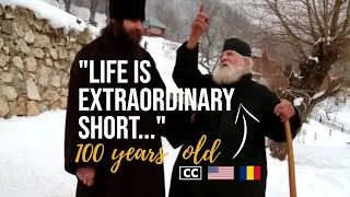 100 years old monk's life advice | Christmas in an isolated Romanian monastery