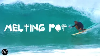 "MELTING POT" Twin Fins Vs Thrusters Vs Barrels - Surfing Noosa QLD [4k]