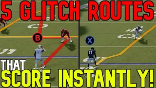 5 UNSTOPPABLE GLITCH ROUTES in Madden NFL 24, That SCORE INSTANT TOUCHDOWNS! Offense Tips