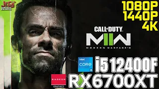 Call of Duty: Modern Warfare 2 Multiplayer | i5 12400F + RX 6700 XT | 1080p, 1440p, 4K benchmarks!