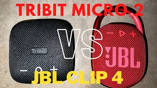 Tribit Stormbox Micro 2 vs JBL Clip 4 - sound battle