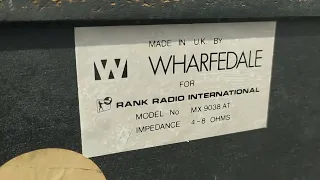 ITT KA 1255 1970S FULLY WORKING WITH WHARFEDALE SPEAKERS