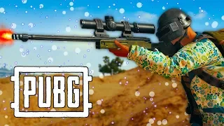 СОЛО : AWM + 8X / 13 УБИЙСТВ В ПУСТЫНЕ / ТОП 1 В PLAYERUNKOWNS BATTLEGROUNDS