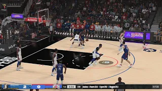 NBA 2K24 Playoffs Mavericks vs Clippers 1st Qrt Highlights