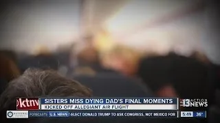 Sisters miss saying goodbye to dying father