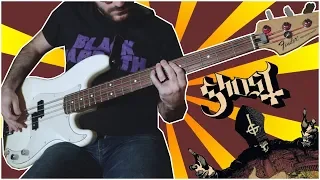 Ghost - Monstrance Clock (BASS COVER w/ TABS)