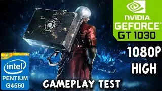Devil May Cry 4 Special Edition Gameplay Test - Nvidia GT 1030 - intel G4560 - 8GB RAM