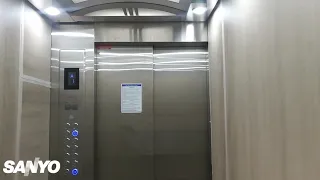 Лифт с интересным дизайном (SANYO - 2020) V=1 м/с, Q=1000 кг - Северный проспект 38