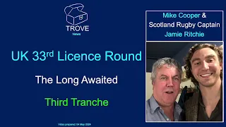 THE 3rd Tranche UKCS 33rd Round Licence Round Awards