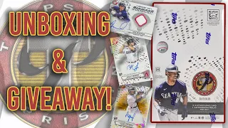 2023 Topps Pristine Baseball Hobby Box Unboxing & Giveaway!