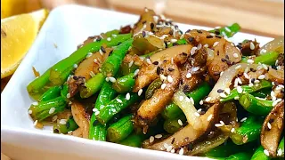 Shiitaké Mushrooms & Green Beans | Keto & Vegan