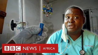 24 hrs with the only doctor on the malaria ward - BBC Africa