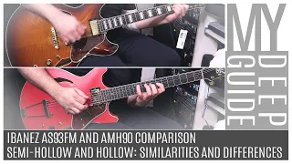 Ibanez AS93FM And AMH90 Comparison: Semi-Hollow vs Hollow, Similarities And Differences