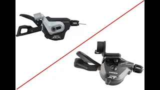 Манетки Shimano XT и SLX (SL-M8000 vs SL-M7000 shifters)