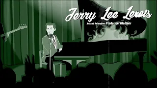 Jerry Lee Lewis - Great Balls Of Fire - (Animation HD)