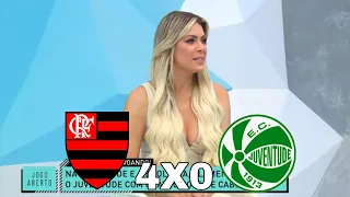 VEJA O QUE RENATA FAN E RONALDO FALAM DA GOLEADA DE FLAMENGO X JUVENTUDE NA ESTREIA DE CEBOLINHA