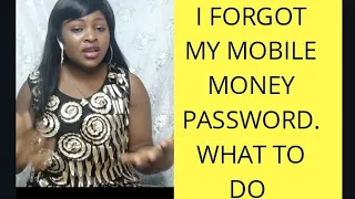 MoMo|What To Do when You Forget Your Mobile Money Password