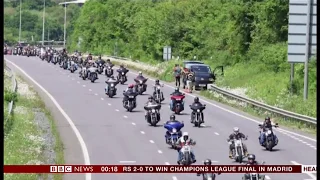 Hell's Angels 50th anniversary (UK/(Europe)) - BBC News - 2nd June 2019