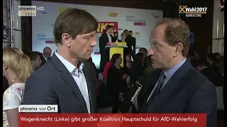 Bundestagswahl 2017: Wahlparty der FDP und Alexander Graf Lambsdorff im Interview am 24.09.2017