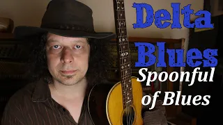 Spoonful of Blues - Delta Blues - Slide Guitar - Antique Parlor Guitar - Edward Phillips