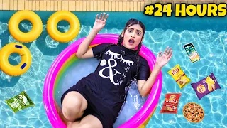 Living In A *Swimming Pool* For 24 Hours Challenge | *GONE WRONG* 😭 | SAMREEN ALI