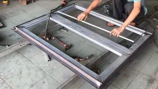 How the Welder Creates a Set of 2 Door Iron Windows