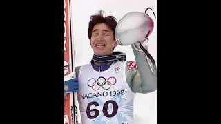 Masahiko Harada Most Emotional  Jump ever  Nagano 1998 (Japanese Audio)