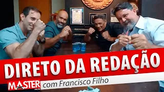 O lendário Francisco Filho campeão das 100 lutas no Japão no Direto da Redação com Fábio Bueno